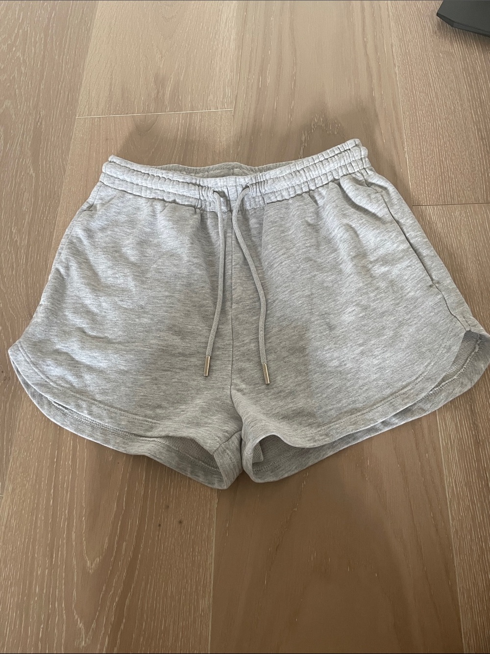 H&M Women’s Gray Lounge Shorts with Drawstring